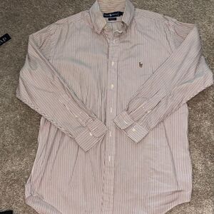 Ralph Lauren Yarmouth Striped Button Down 100% cotton
